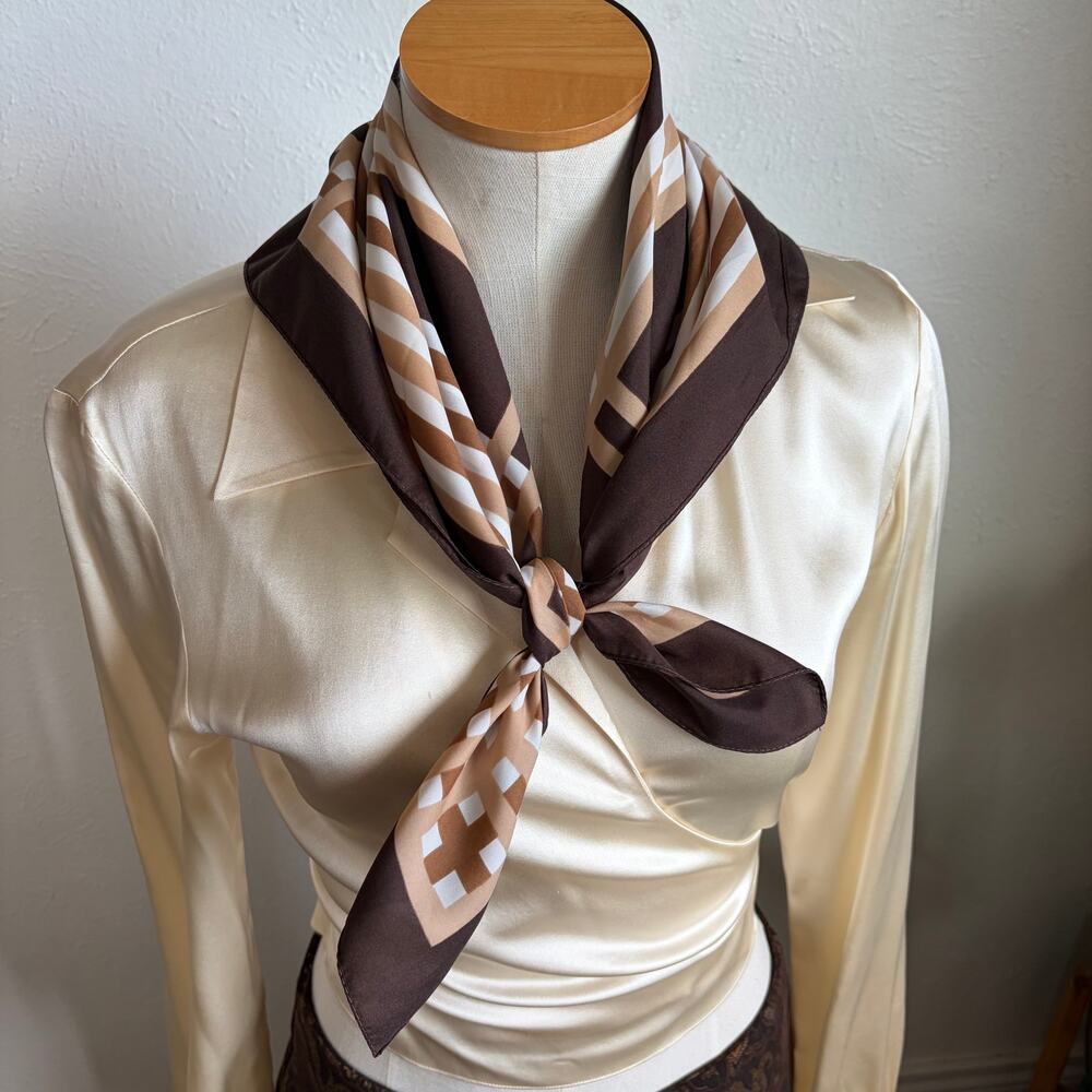 Vintage Polyester Scarf